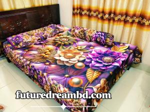 ১০০% 3D ওয়াটার প্রুফপ্রিমিয়াম কোয়ালিটি বেডশীট